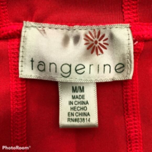 Tangerine Athletic Zip Up Jacket - Picture 4 of 5